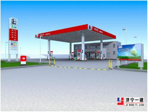 加油站網架用網架結構搭建的好處